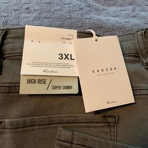 Kancan gray jeans , skinny 3x or size 20w
